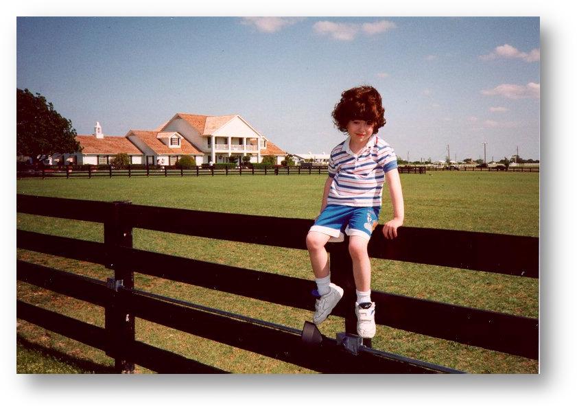 Jamie at Southfork Ranch near Dallas, Texas